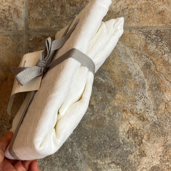 Anthropologie Washed Linen Pair of King Shams NWT - Picture 5 of 8